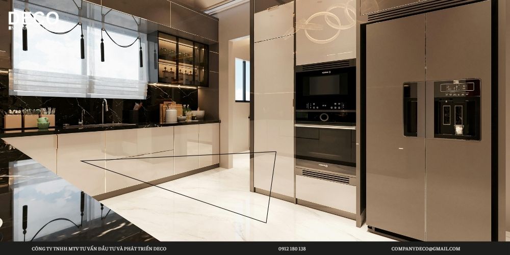 Bố trí nội thất bếp theo quy tắc tam giác