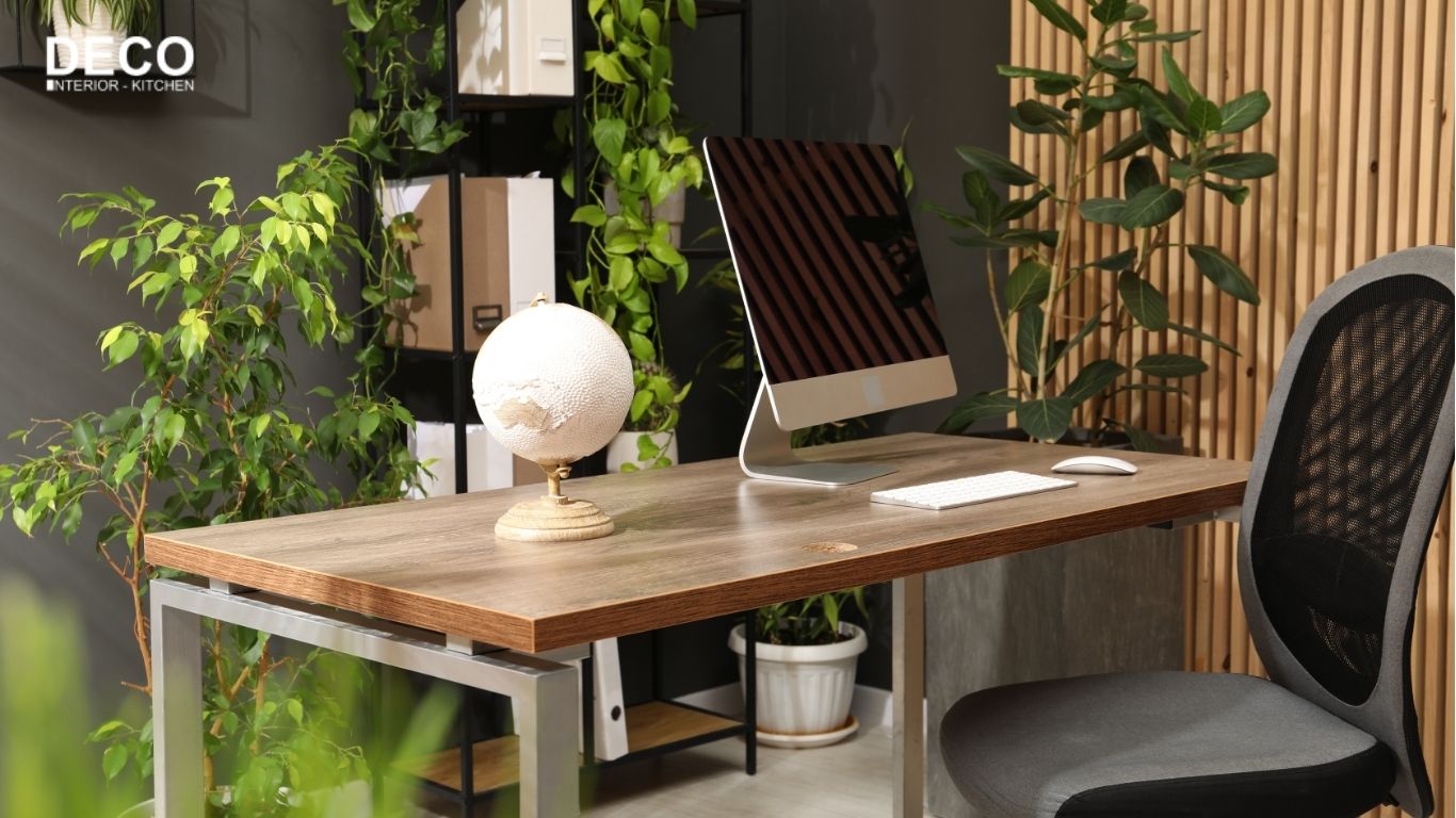 thiết kế nội thất biophilic hiện đại